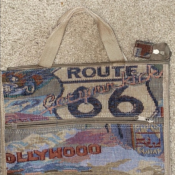 Carpet Bag Cart on Wheels - Picture 7 of 13